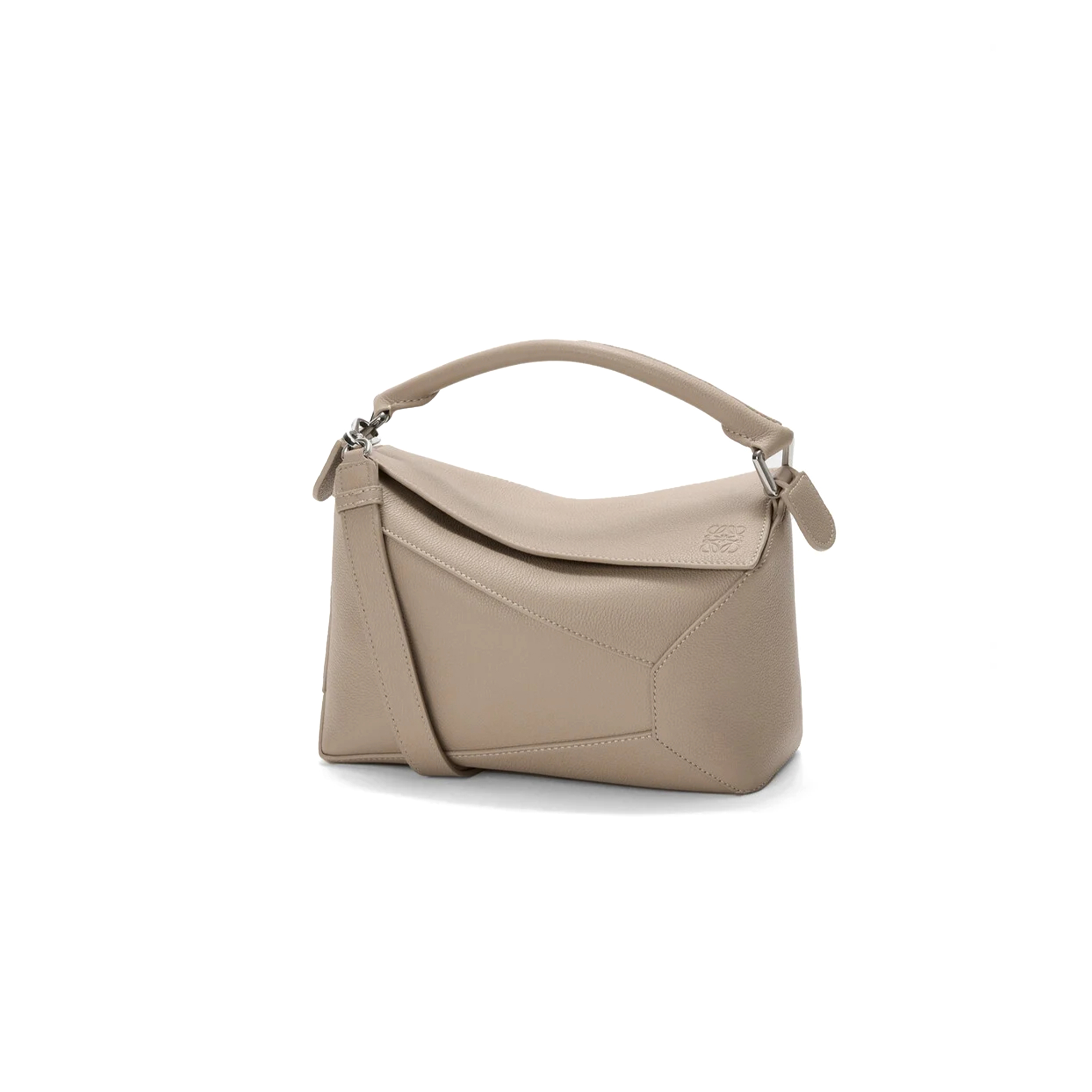 LOEWE SMALL PUZZLE EDGE BAG IN SOFT GRAINED CALFSKIN A510P60XAW (24*16.5*10.5cm)